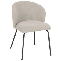 KRZESŁO CHICA - czarny/taupe, Design, metal/tkanina (57/79/59cm) - Xora