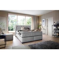 Boxspring Krevet Prestige - svijetlo siva, Moderno, plastika (180/200cm) - Premium Living