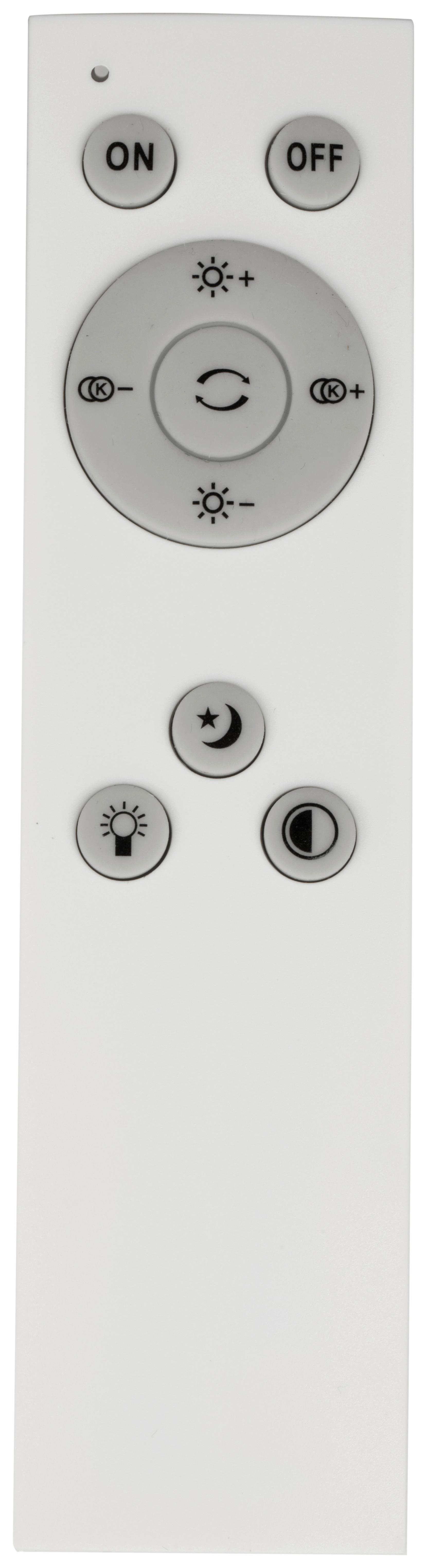 LAMPA SUFITOWA LED EARTH *SBN* - opal, Trend, tworzywo sztuczne/metal (49/10cm) - Novel