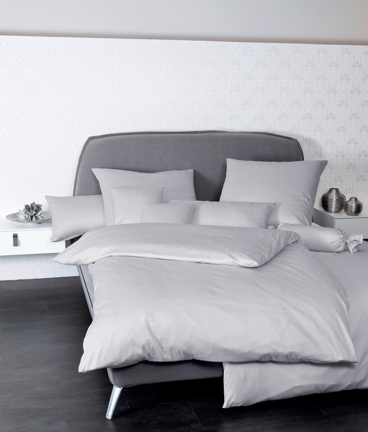 POSZWA NA PODUSZKĘ GIACOMO - kolor platynowy, Basics, tkanina (40/80cm) - Janine