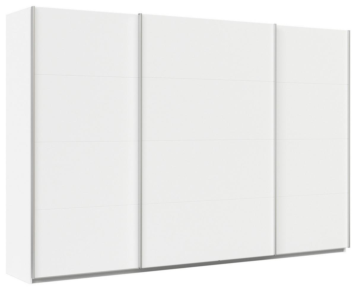 Ormar S Kliznim Vratima Feldkirch - bijela/boje aluminija, Moderno, drvni materijal/metal (315/210/62cm) - Modern Living