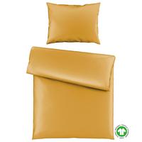 Bettwäsche Bio-Sophia Uni Gelb ca. 140x200cm - Gelb, Natur, Textil (140/200cm) - ecoTree