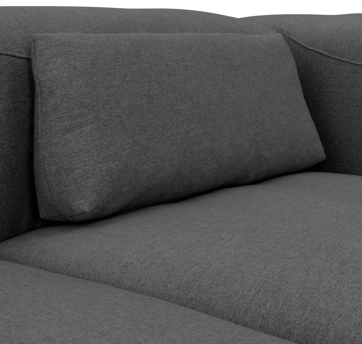 RÜCKENKISSEN LENA - Anthrazit, Design, Textil (60/25/12cm) - Max Winzer
