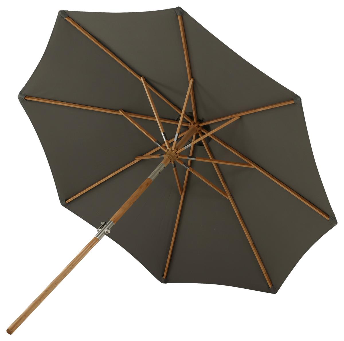 SONNENSCHIRM CEROX - Grau, KONVENTIONELL (270/250cm) - Gardenson