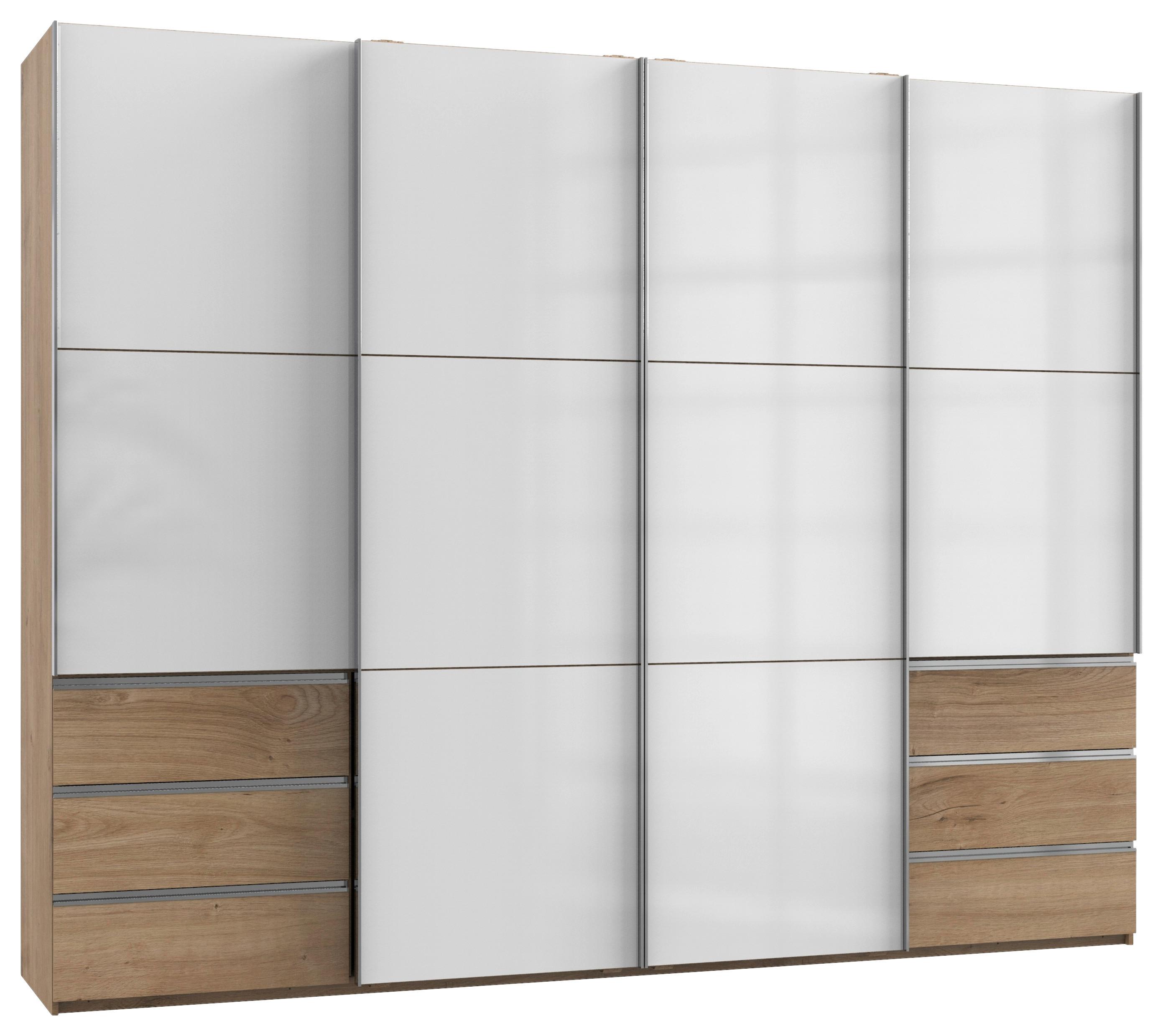 Ormar S Kliznim Vratima Level 36c - bijela/boje hrasta, Moderno, drvni materijal (300/236/65cm) - Modern Living