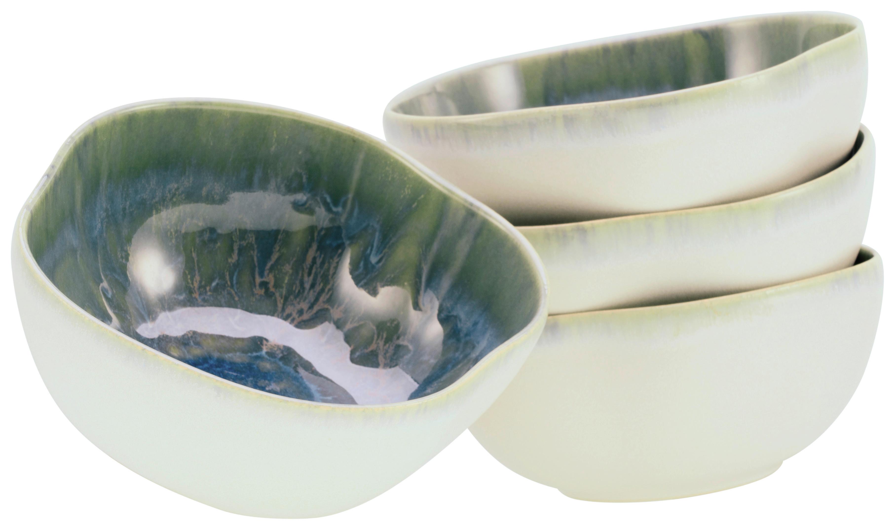 Müzlistál-szett 21511 - kék/zöld, Basics, kerámia (16cm) - Creatable
