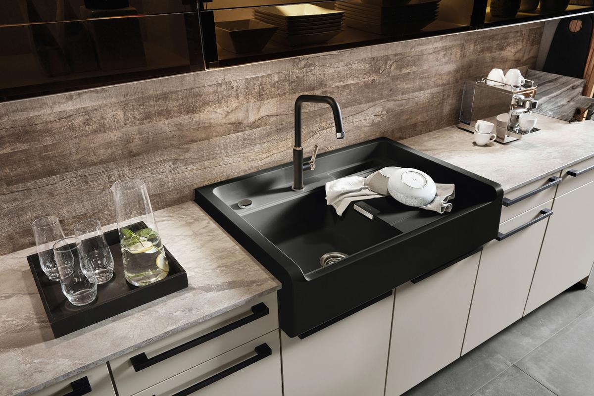 Beépíthető Konyha Easy Touch Homok Színben - homok, Modern, faalapú anyag - Nobilia