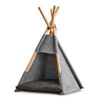 Katzensofa Tipi Katzenzelt Grau - Grau, Basics, Textil (44/42/68cm) - Zeller Present