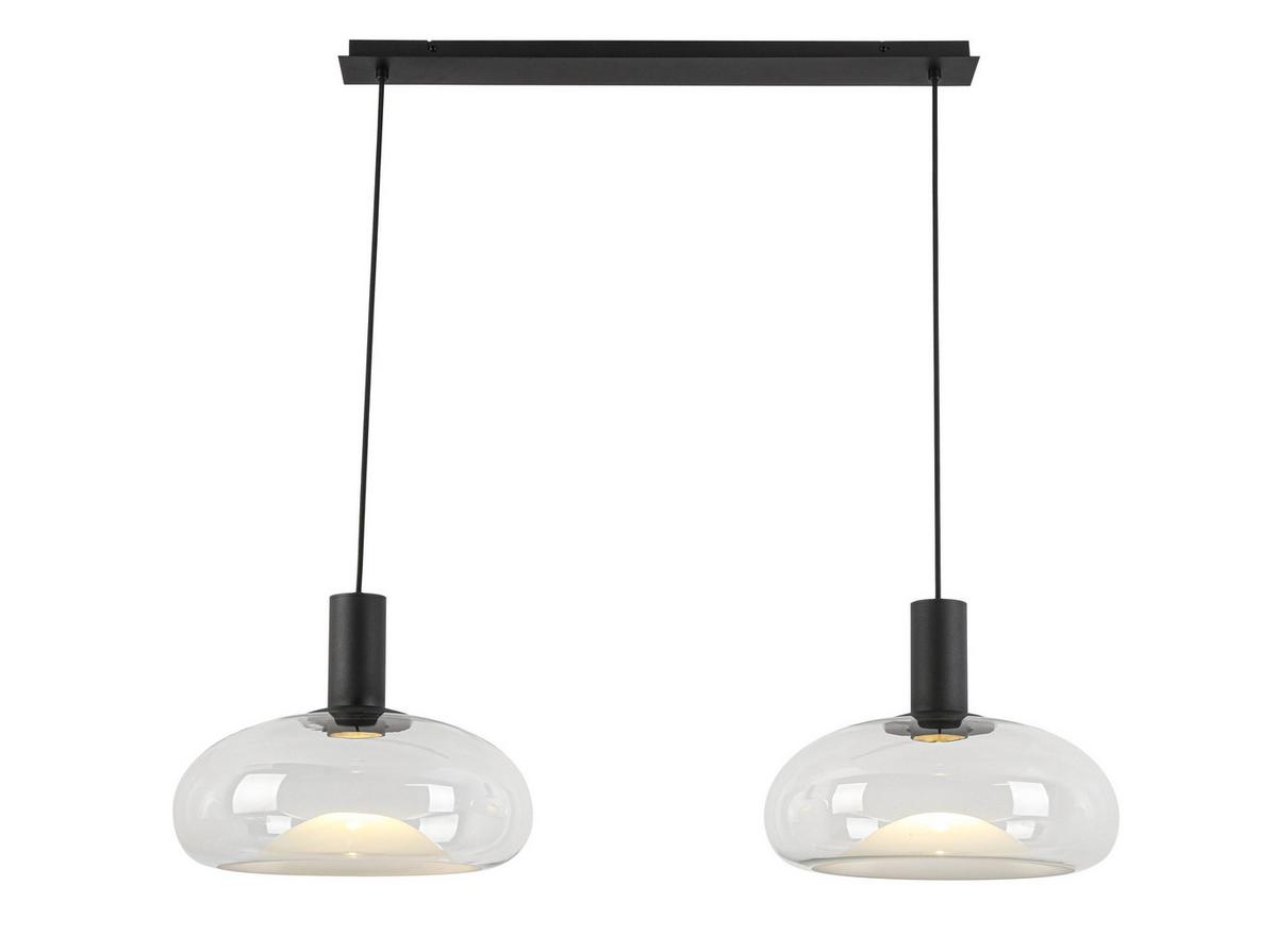 LAMPA WISZĄCA LUNE *DK* - czarny, Design, metal/szkło (98,5/37/183cm) - Dieter Knoll