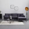 Coltar LANI - gri, Modern, lemn/metal (296/86/170cm) - Bessagi Home