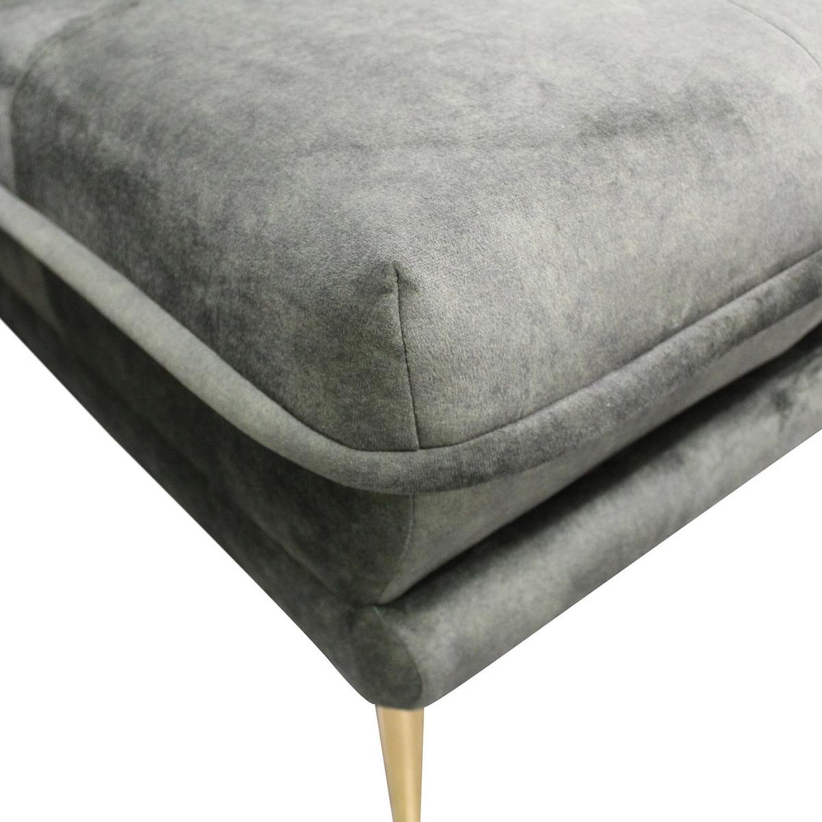 Coltar WHISPER - verde închis, Modern, textil (260/90/194cm) - Mömax
