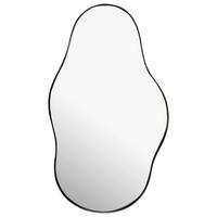 WANDSPIEGEL WL7.109 - Schwarz, Design, Glas/Metall (40/80/2,5cm) - MID.YOU