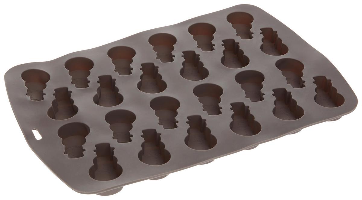 Pralinéforma Christmas Fable - szürke, Konventionell, műanyag (33/21/1,8cm) - Modern Living