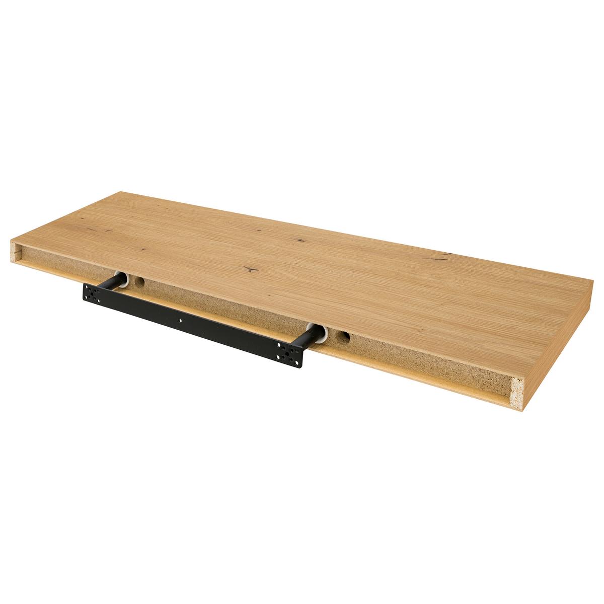 Zidna Polica Anja Sb - hrast Artisan, Moderno, drvni materijal (80/3.8/23.5cm) - Modern Living