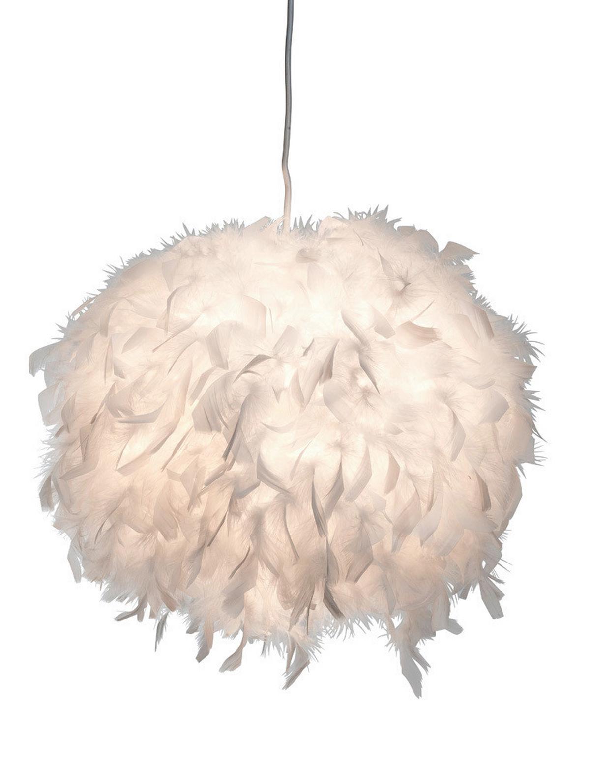 LAMPA WISZĄCA 301101076X DUCKY *SBN* - biały, Basics, metal/papier (30/150cm) - Novel