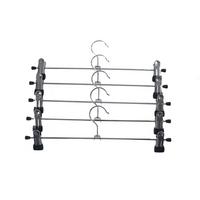 Hosenbügel Tom Silberfarben, 5er Set - Silberfarben, KONVENTIONELL, Kunststoff/Metall (35/11cm) - Mömax