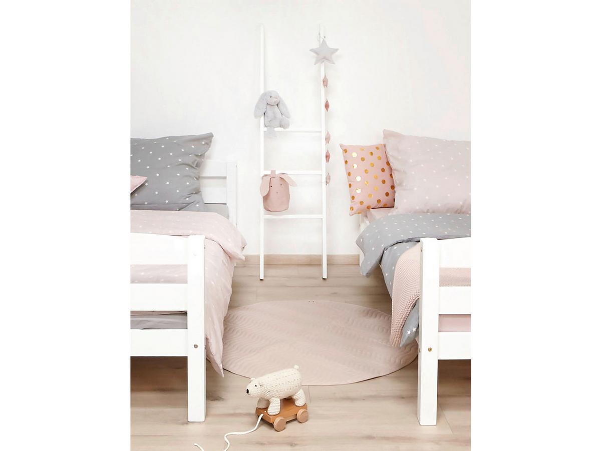 Etagenbett Lupo R aus Buche weiß ca. 208x102 cm - Weiß, Basics, Holz (90/200cm) - MID.YOU