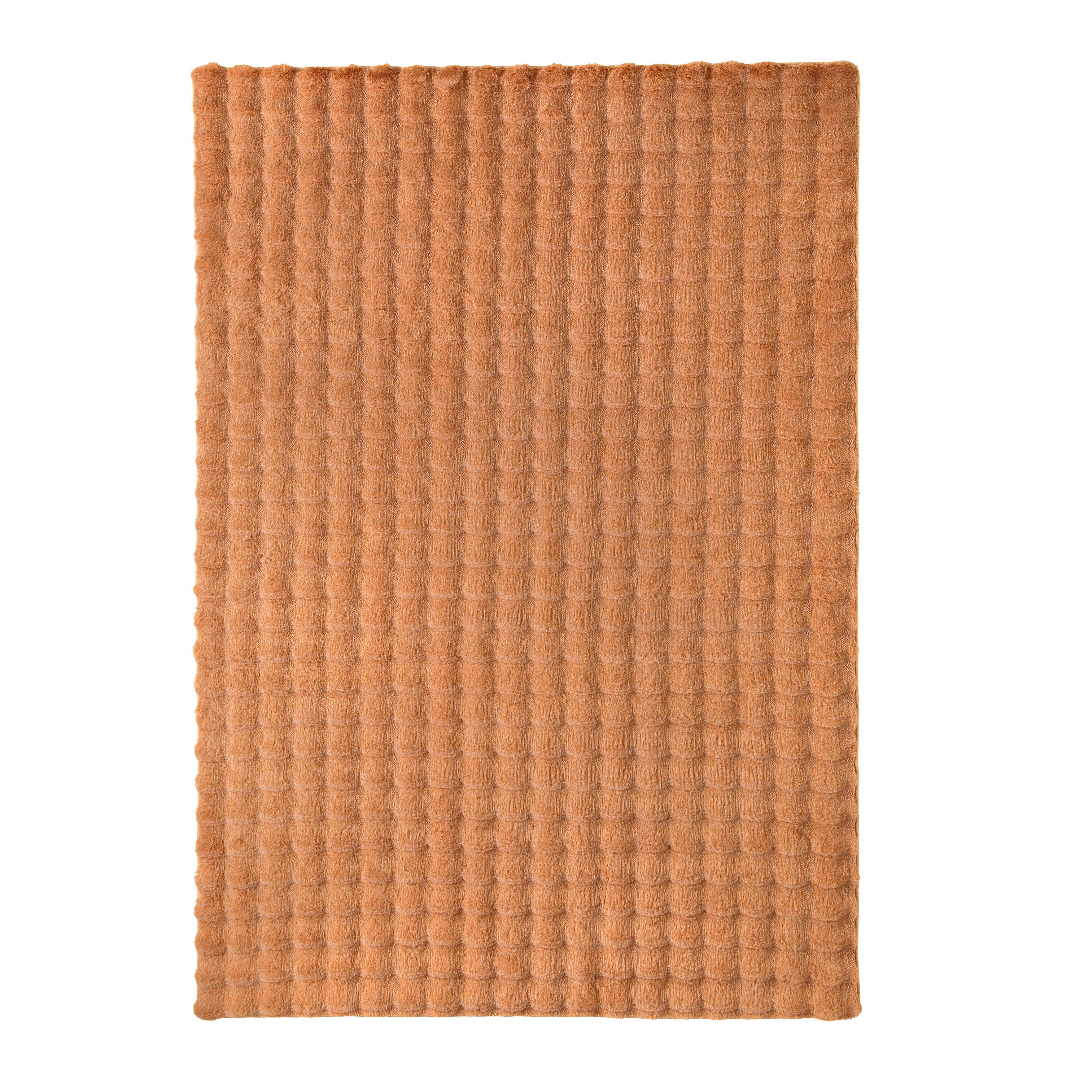 Kunstfell Bubble 3 Orange ca. 160x230cm - Orange, MODERN, Textil (160/230cm) - Mömax