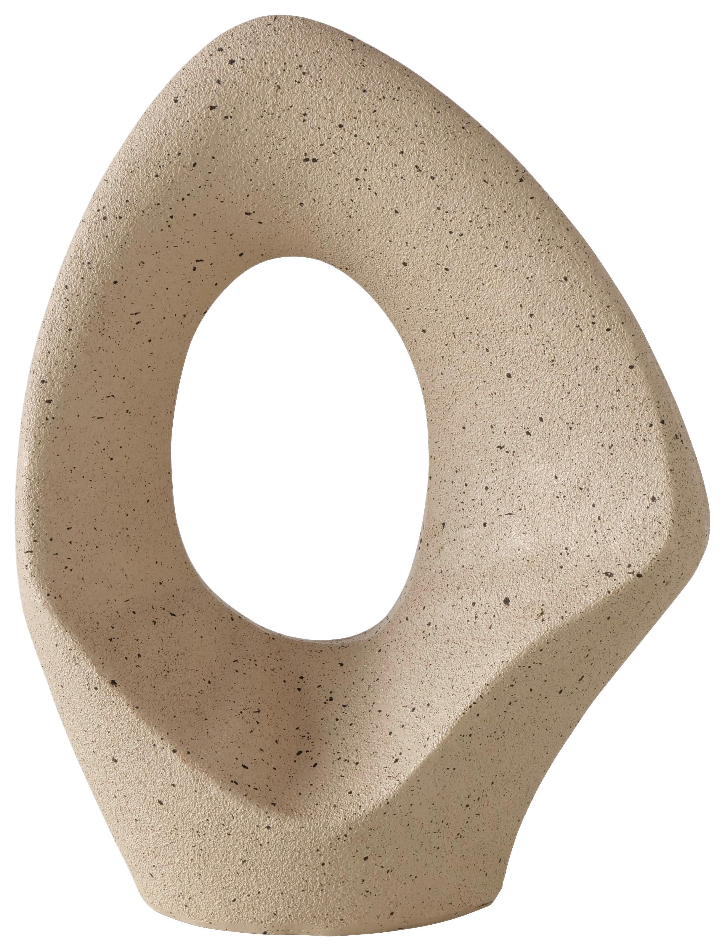 Skulptur Aminata II Beige matt - Beige, Design, Kunststoff (16/21/7,5cm) - Mömax