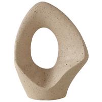 Skulptur Aminata II Beige matt - Beige, Design, Kunststoff (16/21/7,5cm) - Mömax