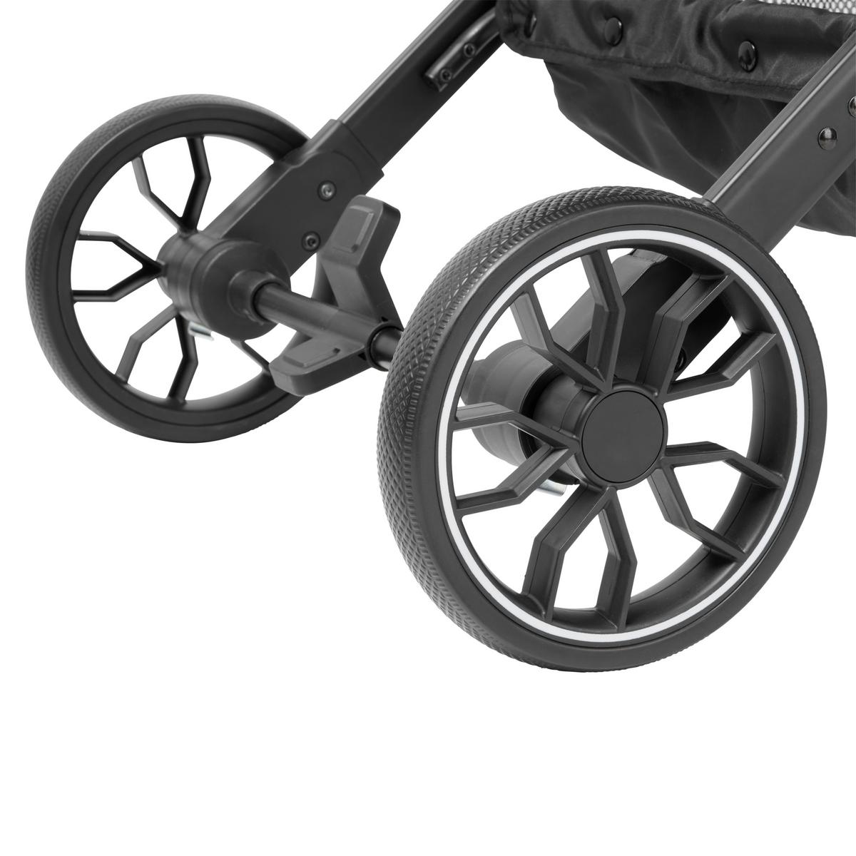 WÓZEK SPACEROWY DUBAI - czarny, Basics, metal/tkanina (70/51/103cm) - My Baby Lou