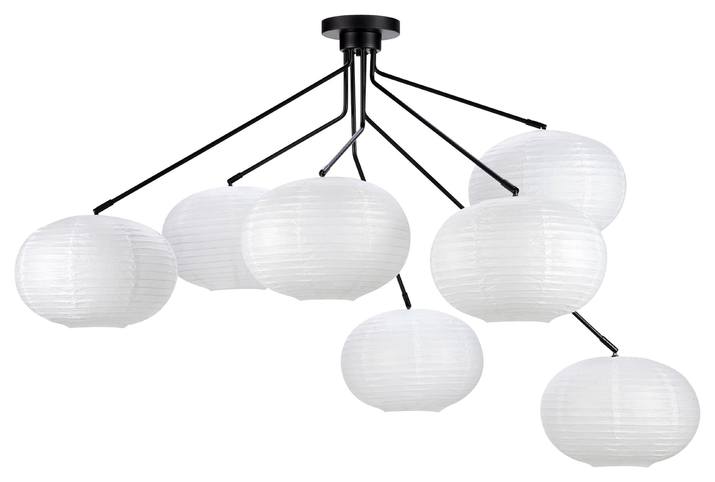 Deckenleuchte Galaxay Ceiling max. 40 Watt - Weiß, Basics, Papier/Metall (125/125/72cm) - Markslöjd