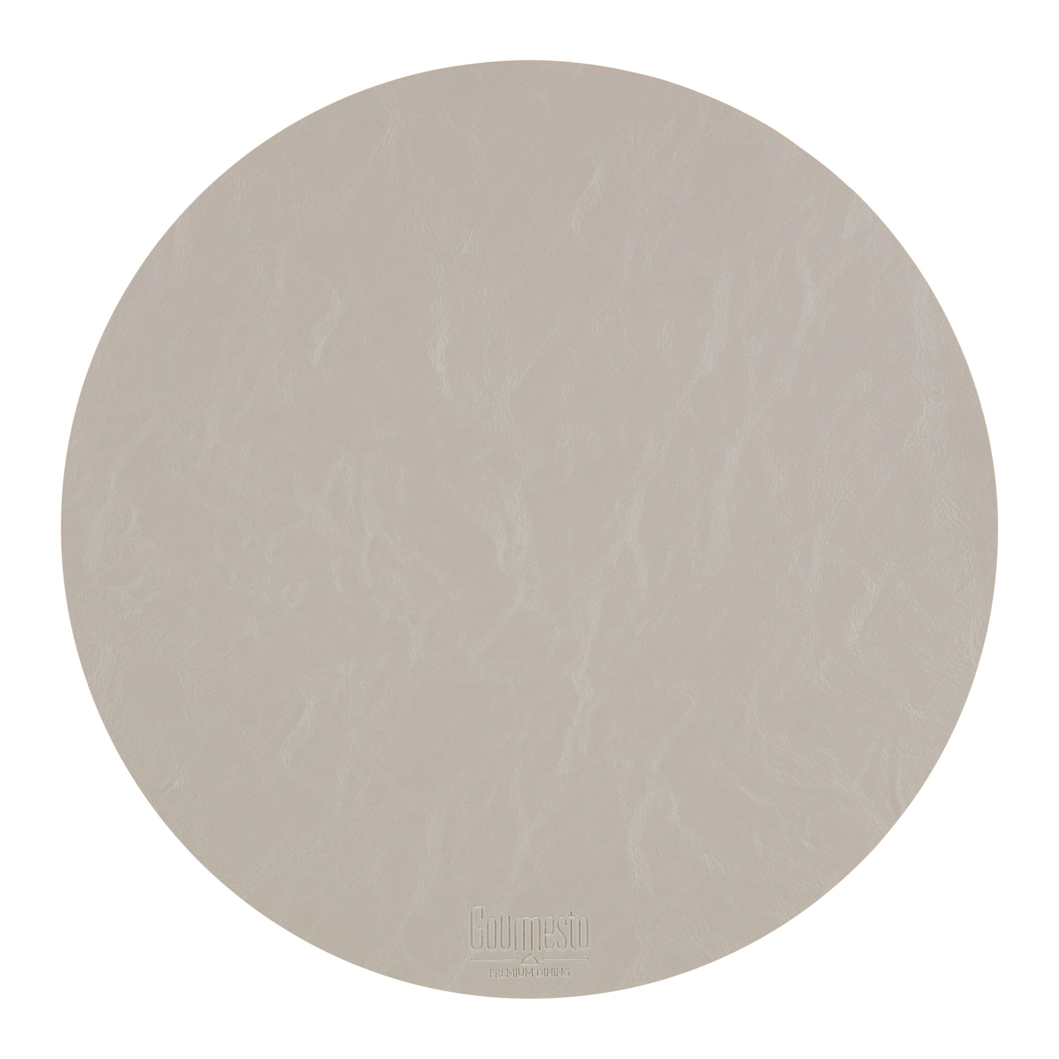 Tischset Levi Grau  Ø  ca. 40cm - Grau, MODERN, Kunststoff (40cm) - Gourmesto