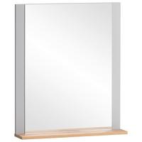 Wandspiegel Jelda ca.60x71x12cm Platinfarben - Platinfarben, Holzwerkstoff (60/71/12cm) - MID.YOU