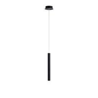 LED-Hängeleuchte Bruno max. 6 Watt - Schwarz, Design, Kunststoff/Metall (12/12/120cm)