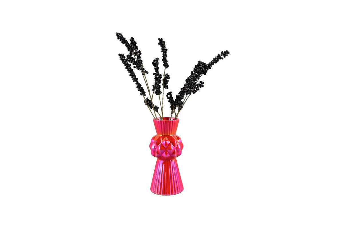 Dekovase Voro Rot - Rot, Basics, Keramik (13/13/28,5cm)