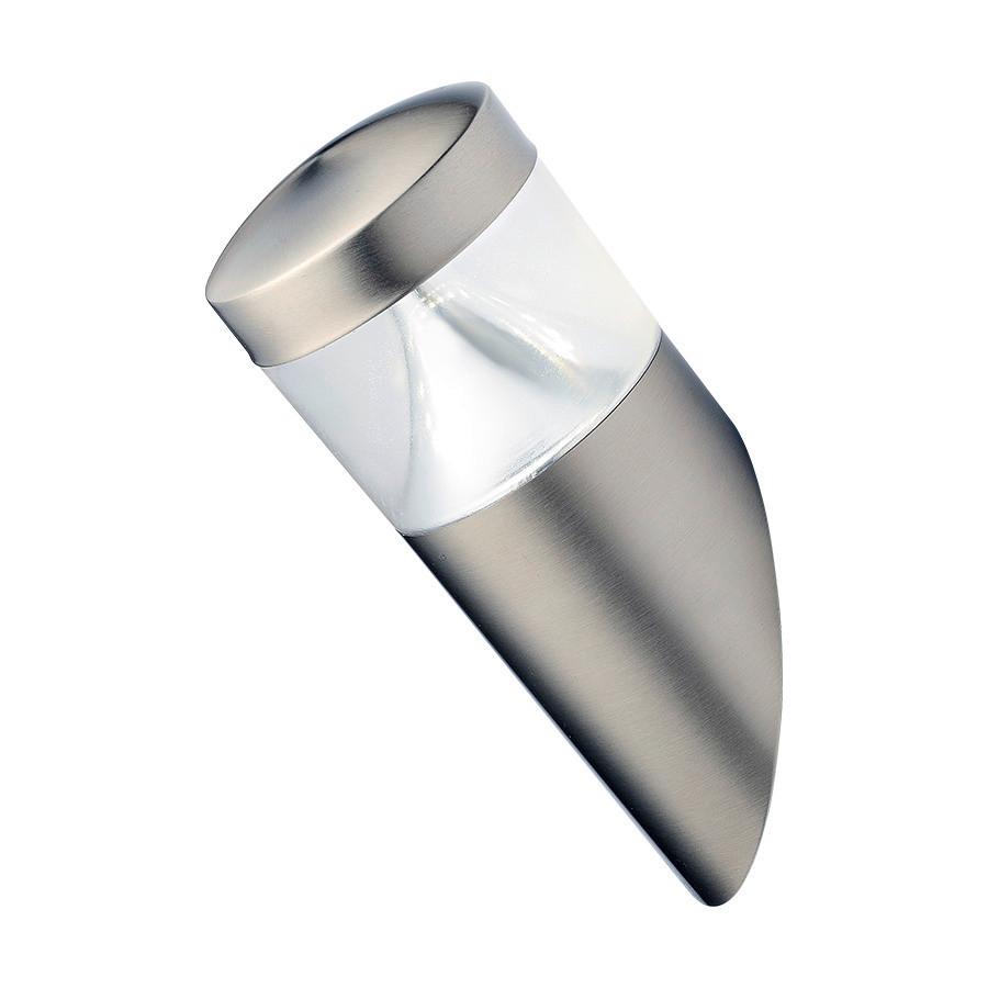 Kültéri Falikar Zen Led 65254 - nemesacél/átlátszó, műanyag/fém (19,4/7,6/7,6cm)