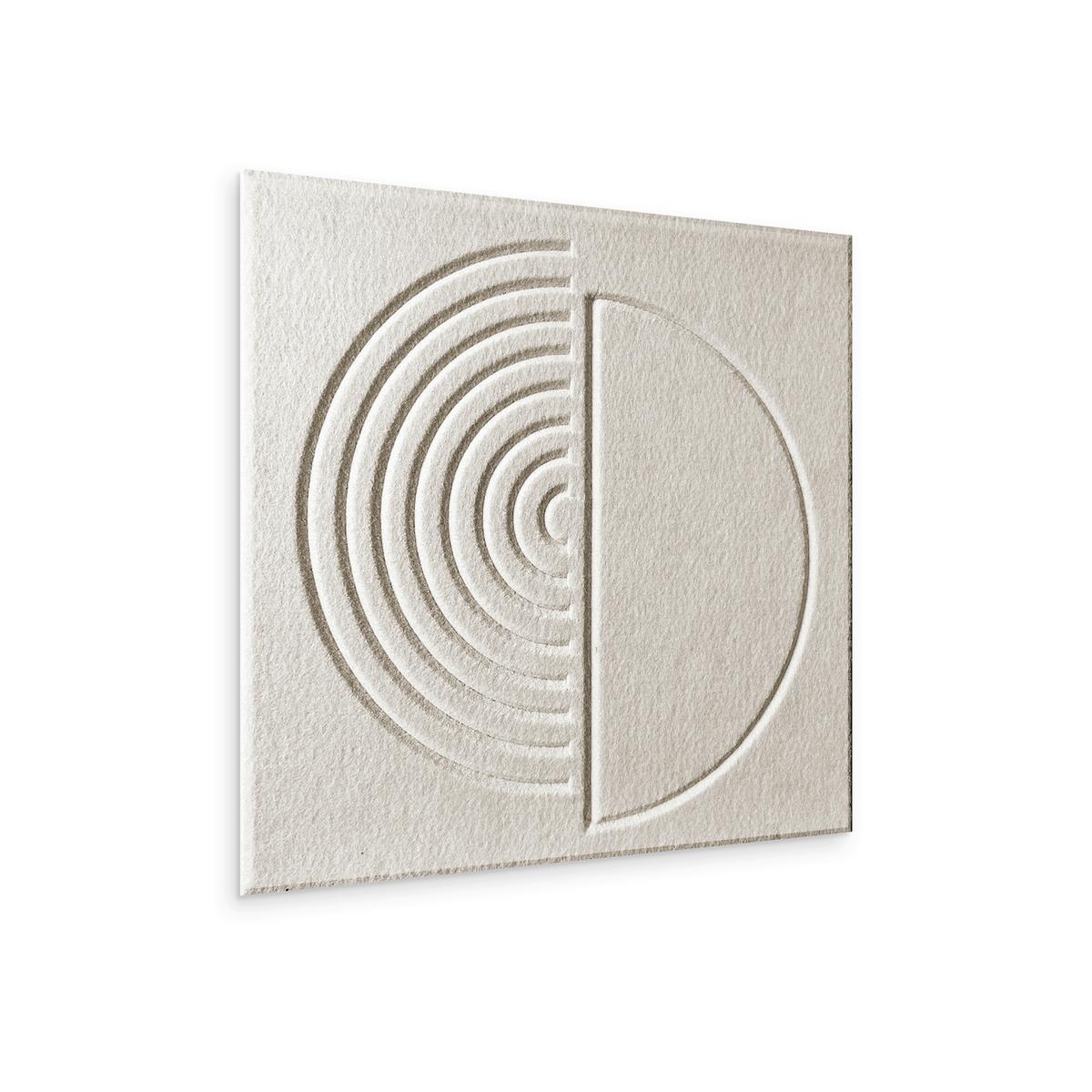 Akustikpaneel Melua Beige ca. 30x30cm - Beige, Textil (30/30cm) - Premium Living