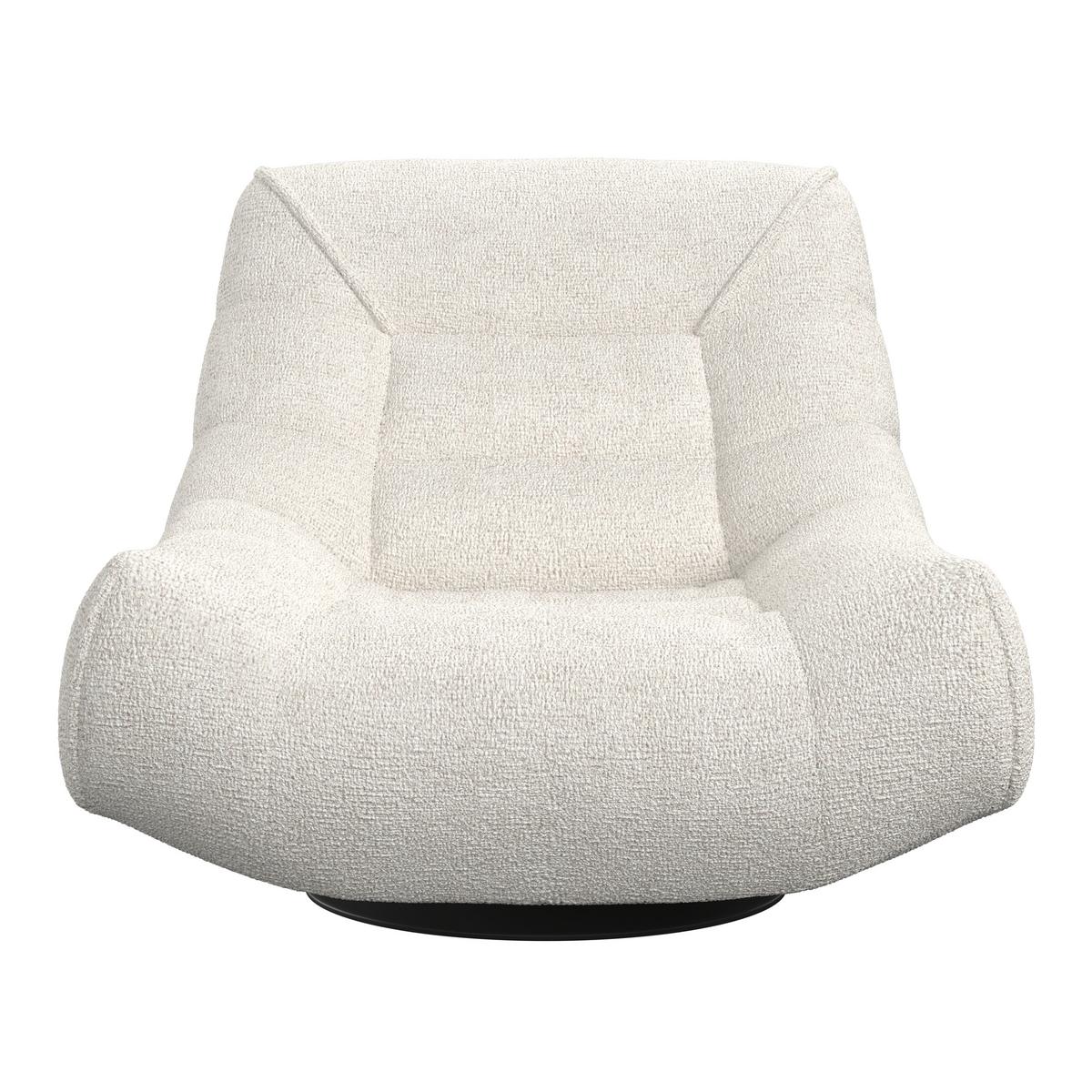 Relaks Fotelja Lorena - svijetlo siva/crna, Moderno, metal/tekstil (101/83/95cm) - Bessagi Home