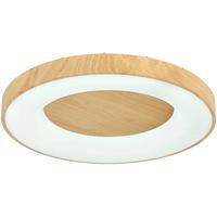 Stropna Led Svjetiljka Luzia - bijela/boje hrasta, metal/plastika (60/10cm) - Premium Living