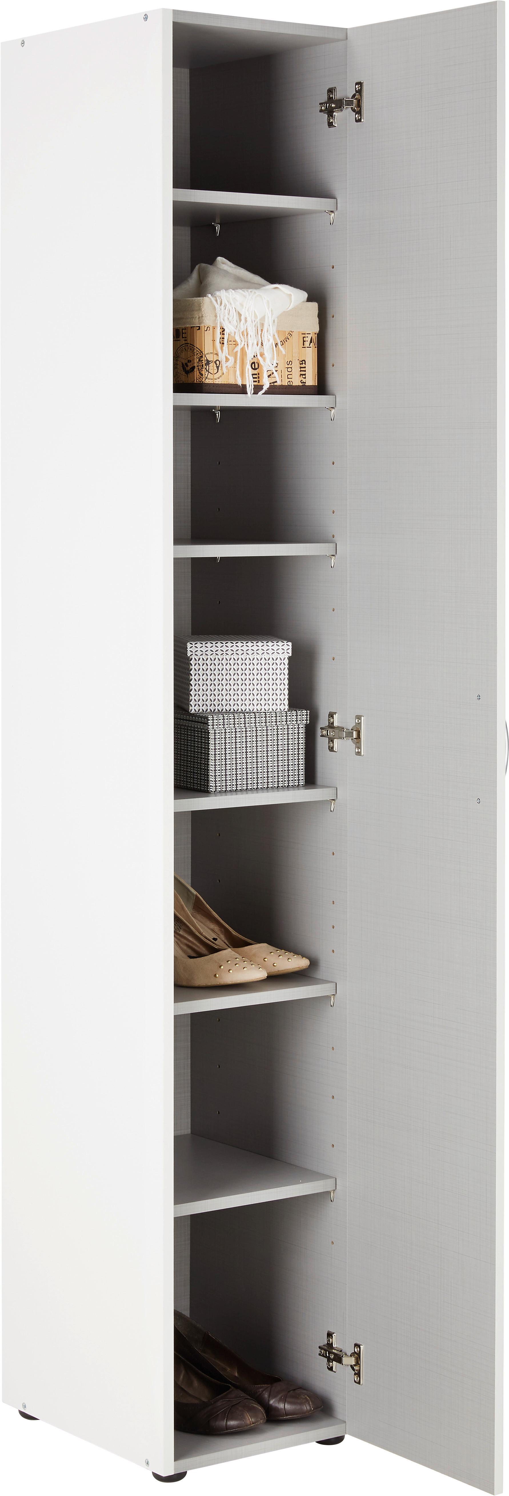 Mehrzweckschrank in Weiß - Weiß, Holzwerkstoff/Kunststoff (30/185/40cm) - Modern Living