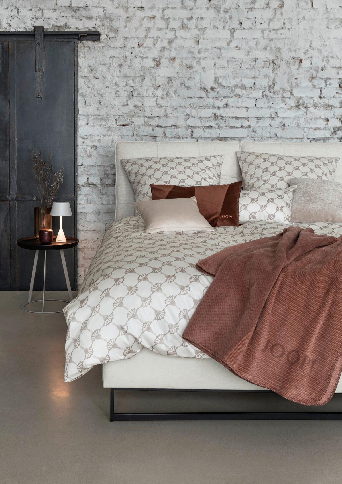 POŚCIEL DWUSTRONNA JOOP! CORNFLOWER DOUBLE - kremowy, Design, tkanina (155/220cm) - Joop!