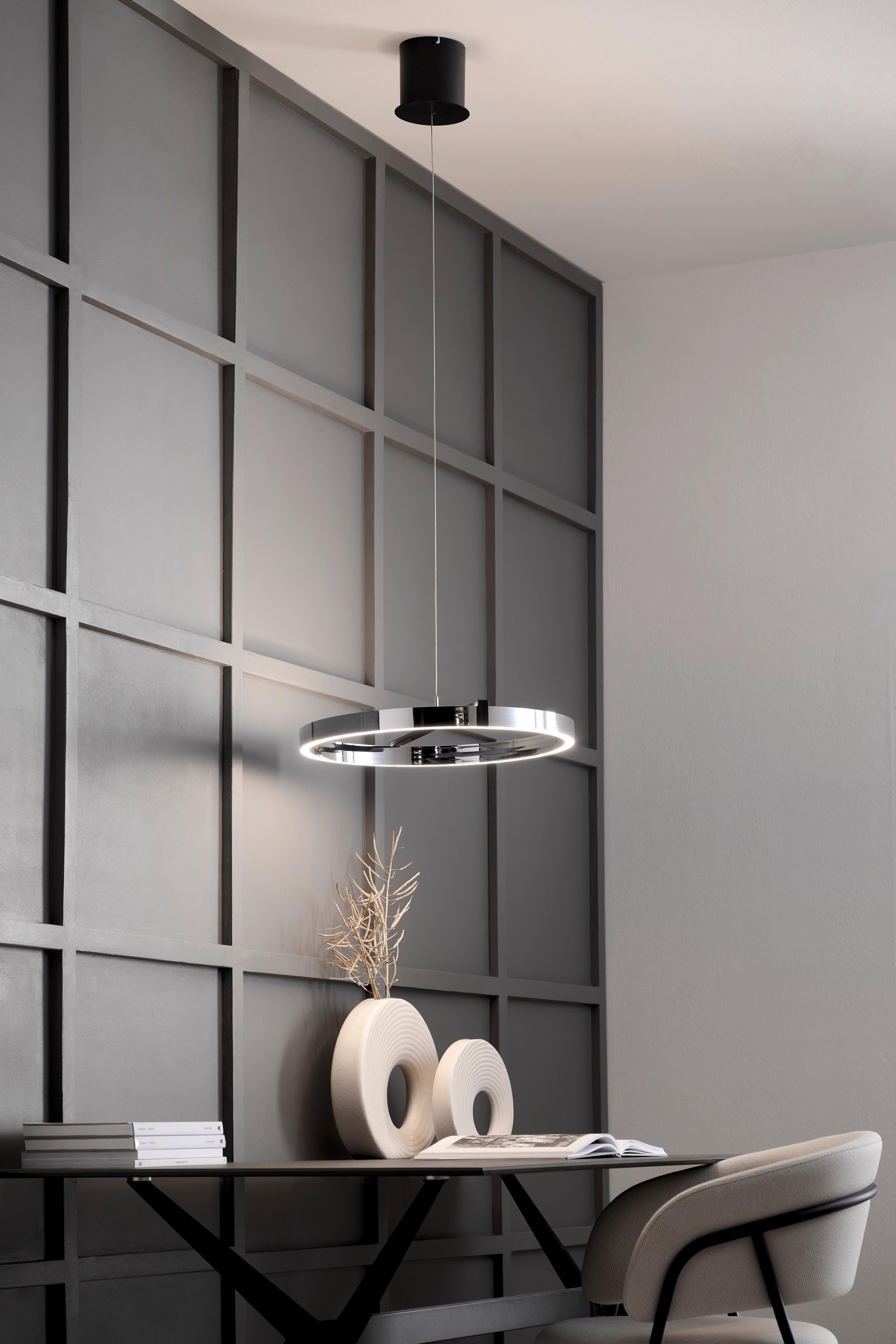 LAMPA WISZĄCA LED DRITO *DK* - przejrzysty, Trend, tworzywo sztuczne/metal (50/50-200cm) - Dieter Knoll