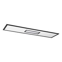 Deckenleuchte 900573_bordonara - Weiss/Schwarz, Basics, Kunststoff/Metall (119,5/29,5/5cm) - Eglo