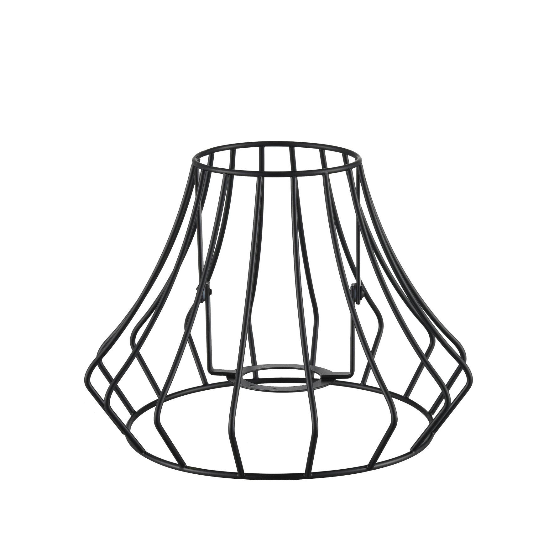 Leuchtenschirm Troti aus Metall Ø ca. 21cm - Schwarz, MODERN, Metall (21/15cm) - Modern Living