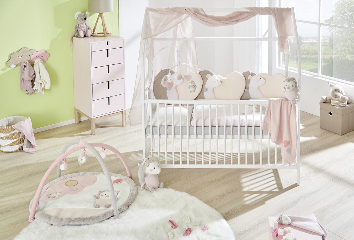 ŁÓŻKO SZCZEBELKOWE EMMA 1 - biały, Trend, drewno (144/75/161cm) - My Baby Lou