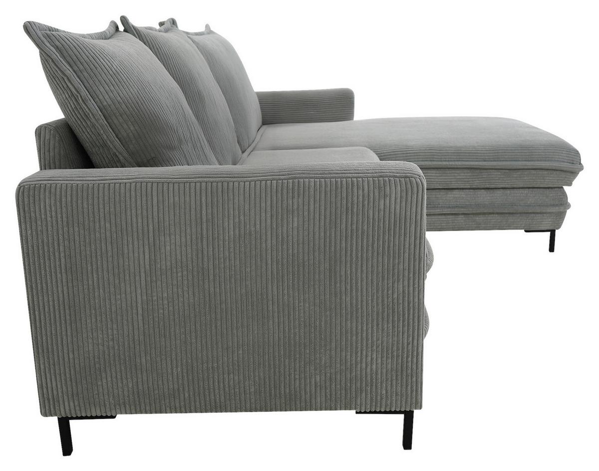 Coltar ARMILLA - gri, Konventionell, lemn/metal (272/174/95cm) - Modern Living