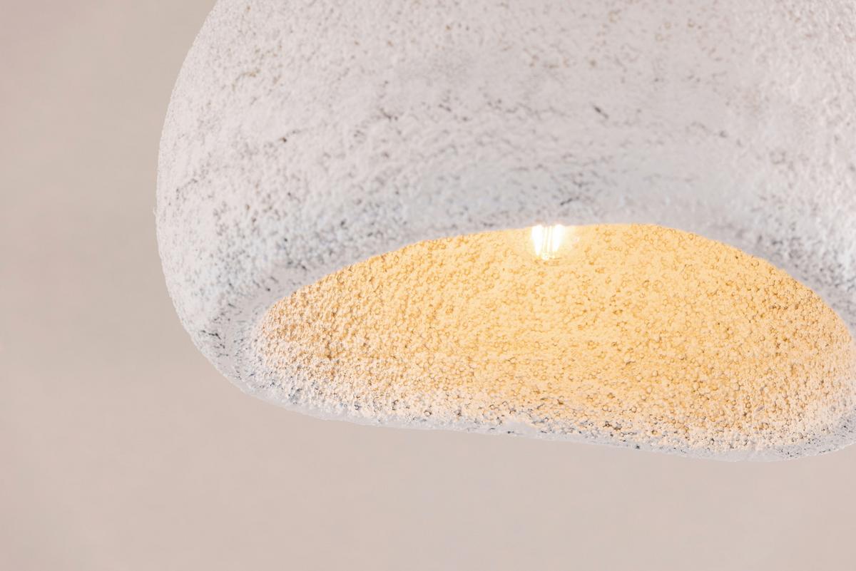 HÄNGELEUCHTE GILLTORP - Weiß, Basics, Naturmaterialien (40/26/40cm) - P & B