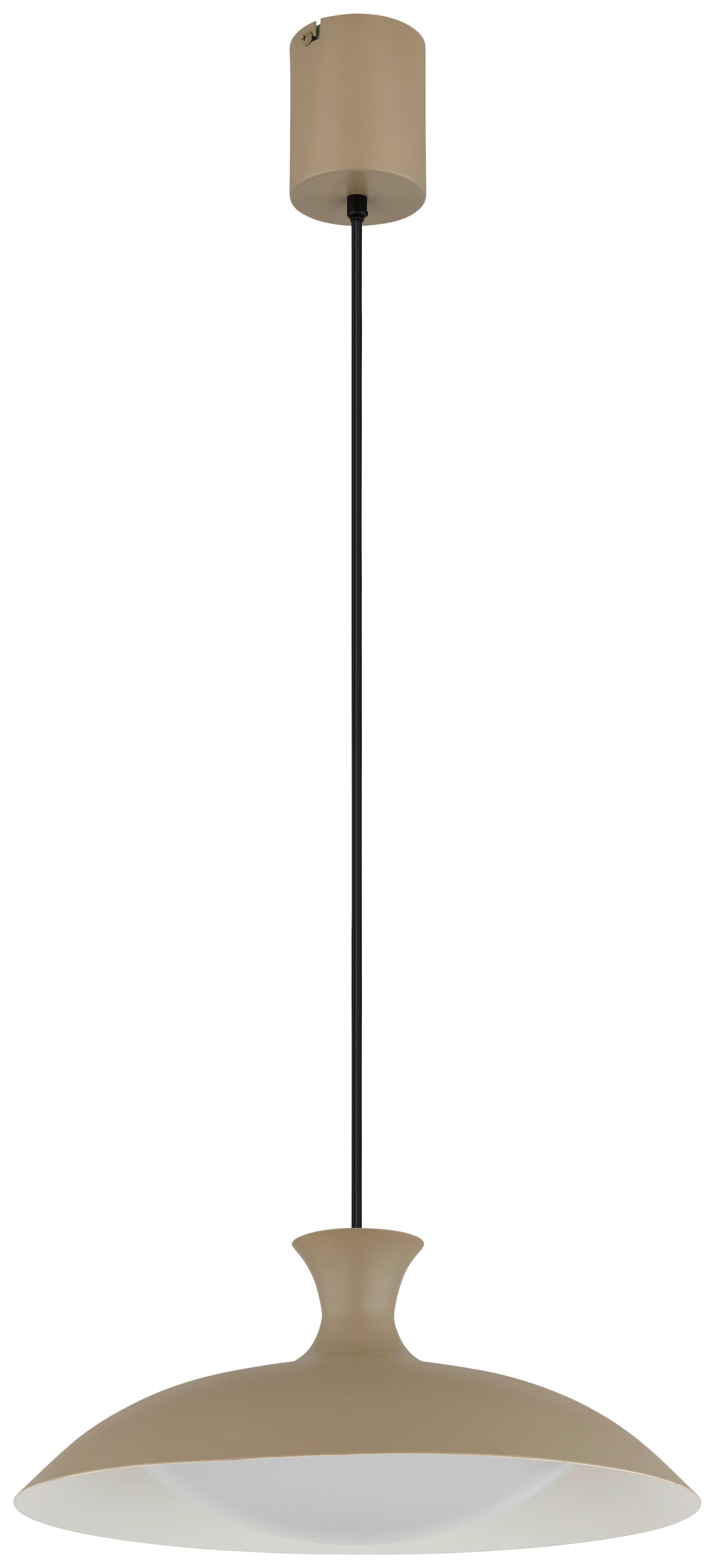 LAMPA WISZĄCA LED AMELIE - biały/opal, Trend, tworzywo sztuczne/metal (40/150cm) - Collet's Monde