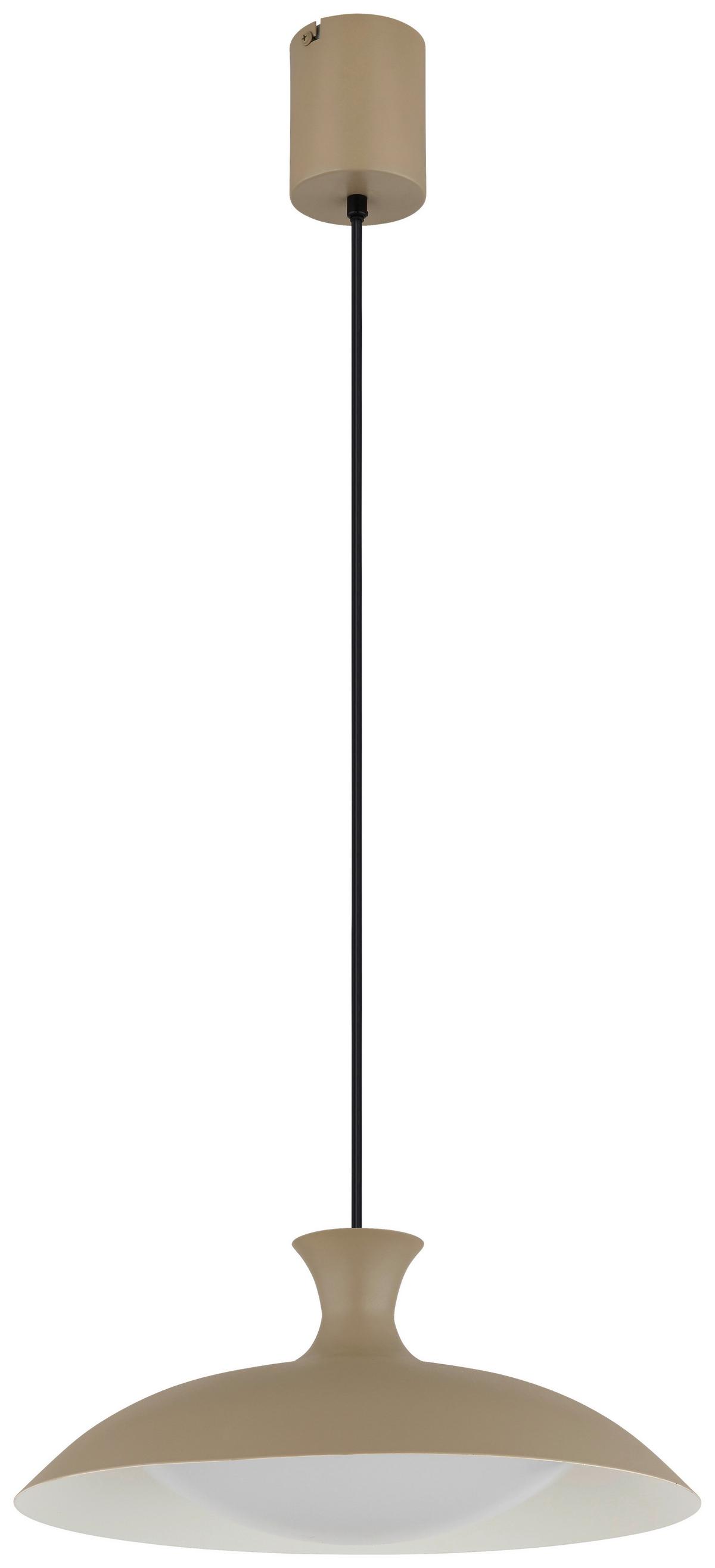 LAMPA WISZĄCA LED AMELIE - biały/opal, Trend, tworzywo sztuczne/metal (40/150cm) - Collet's Monde