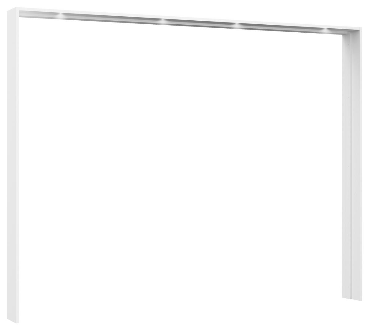 Passerpartout Elara Weiss - Weiss, Konventionell, Holzwerkstoff (278/214/23cm) - Premium Living