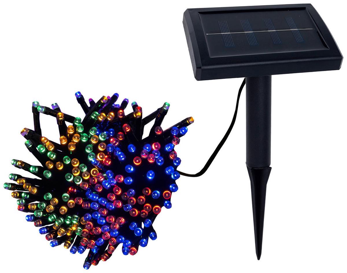 Solarleuchte Ketti Schwarz max. 0,06 Watt - Schwarz, KONVENTIONELL, Kunststoff (390cm) - Mömax