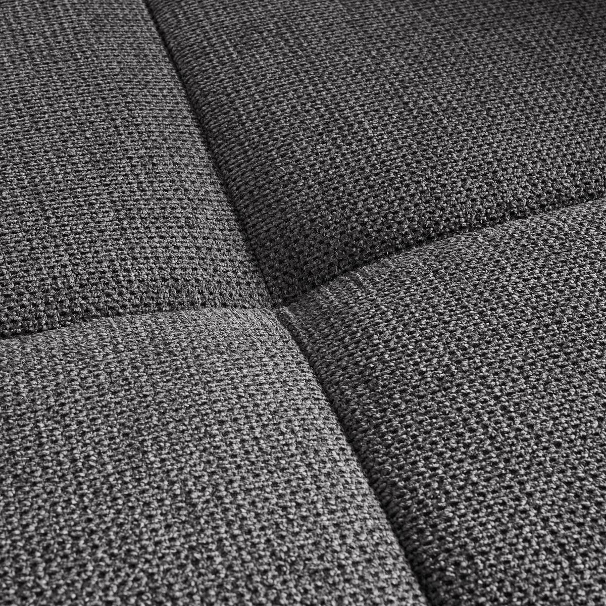 Wohnlandschaft Orion Grau Chenille-Oberfläche - Chromfarben/Grau, Modern, Textil/Metall (310/70-88/225cm) - Bessagi Home