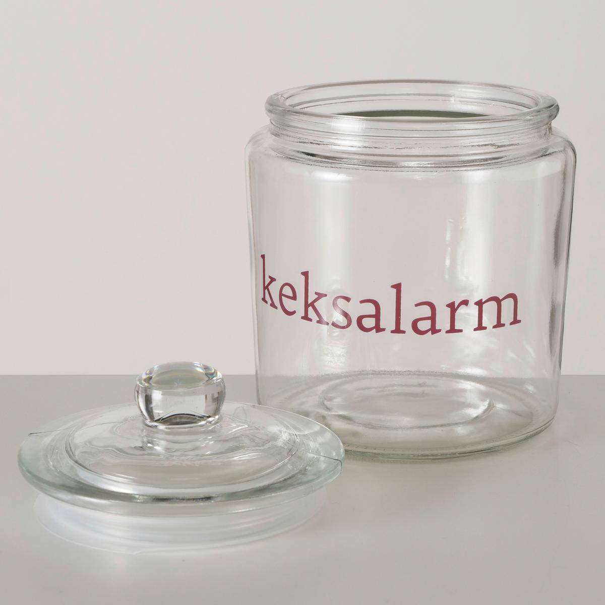 Dekodose Naemi Rot/Transparent - Transparent/Rot, KONVENTIONELL, Glas (12/16cm) - Mömax