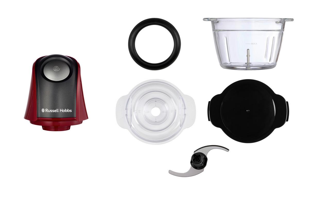 Univerzális Aprító Russell Hobbs Desire Red - piros, Modern, műanyag (23/18,8/15,4cm) - Russell Hobbs