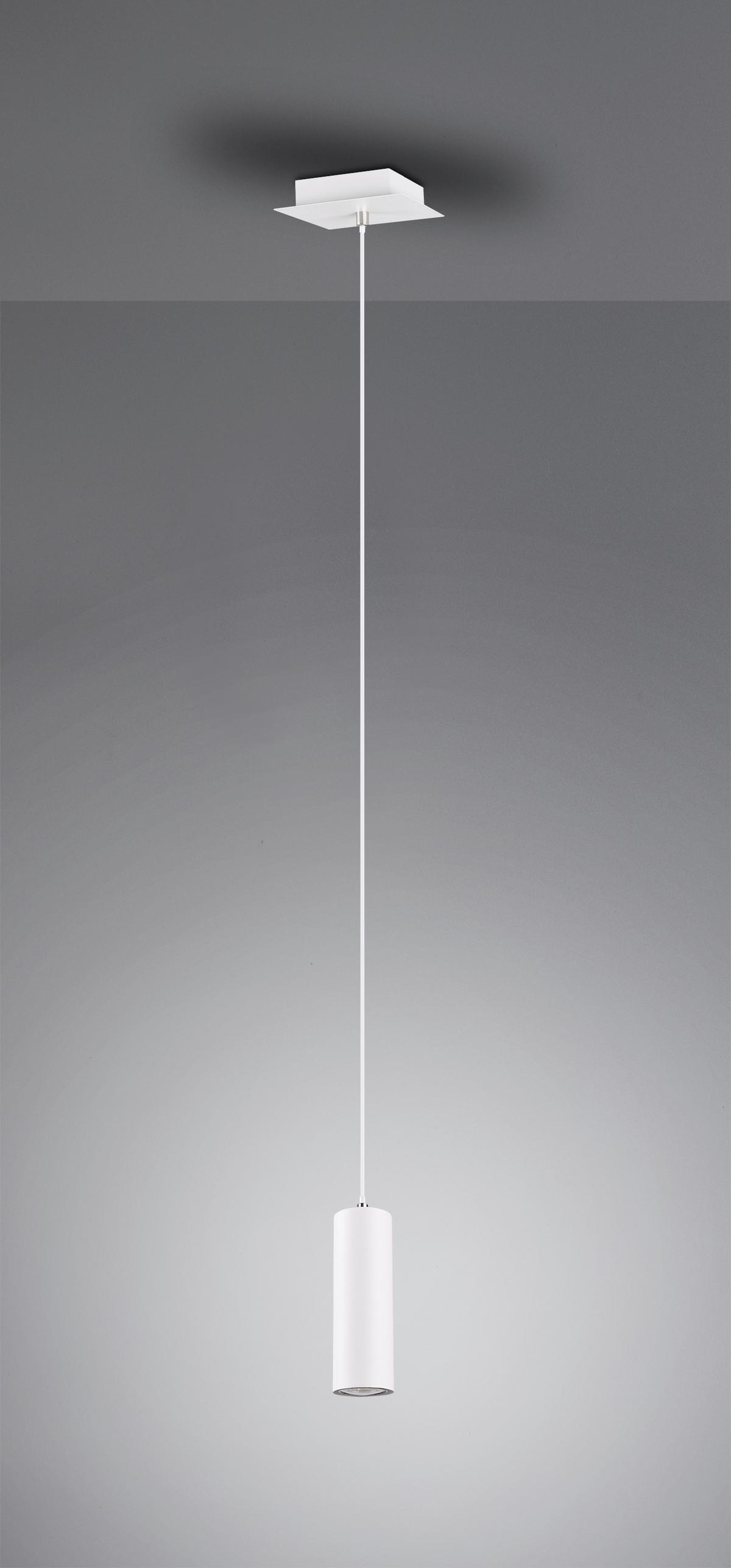 Hängeleuchte Marley in Weiß max. 35 Watt - Weiß, Design, Metall (12/150cm) - Trio Leuchten